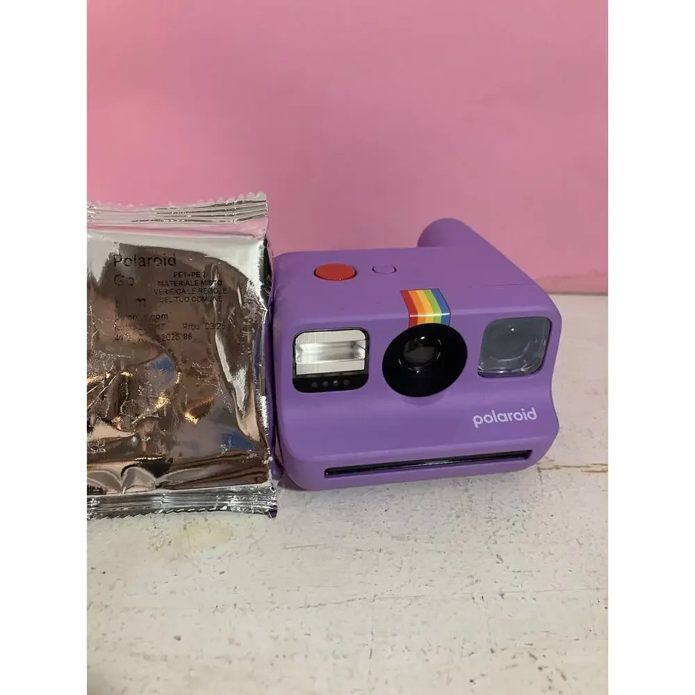 Polaroid Go Gen 2 Instant Camera with Color Go Film TESTED WORKS (Purple)